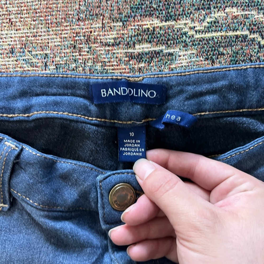 Bandolino Thea Jeans Women’s Size 10 Light Wash Blue High Rise Skinny Stretch - Picture 15 of 17